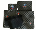 For BMW M Design Car Floor Mats Custom fit Leather for all BMW M design Waterproof Carpet Liner