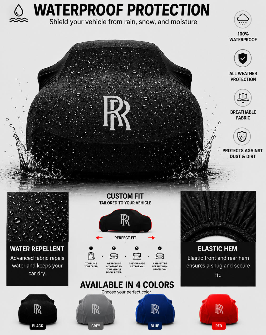 Rolls Royce Outdoor Car Cover For All Model