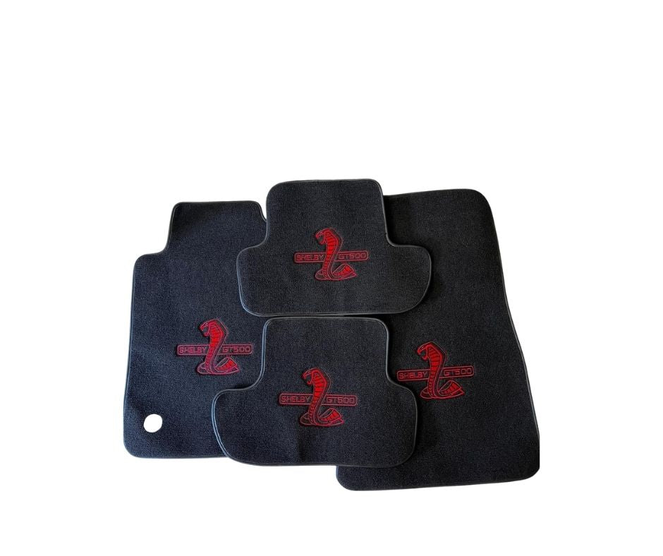 For All Shelby GT500 Model Carpet Car Floor Mats Custom fit for GT500 Design Carpet Liner