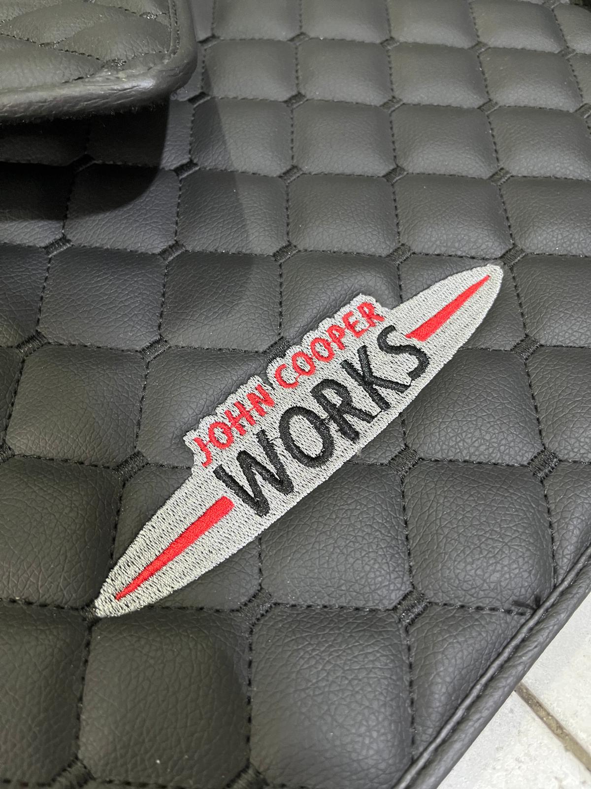 For Mini Cooper John Cooper Works F60 (2017-2025) Car Floor Mats Custom fit Leather for all Mini Cooper Waterproof Carpet Liner