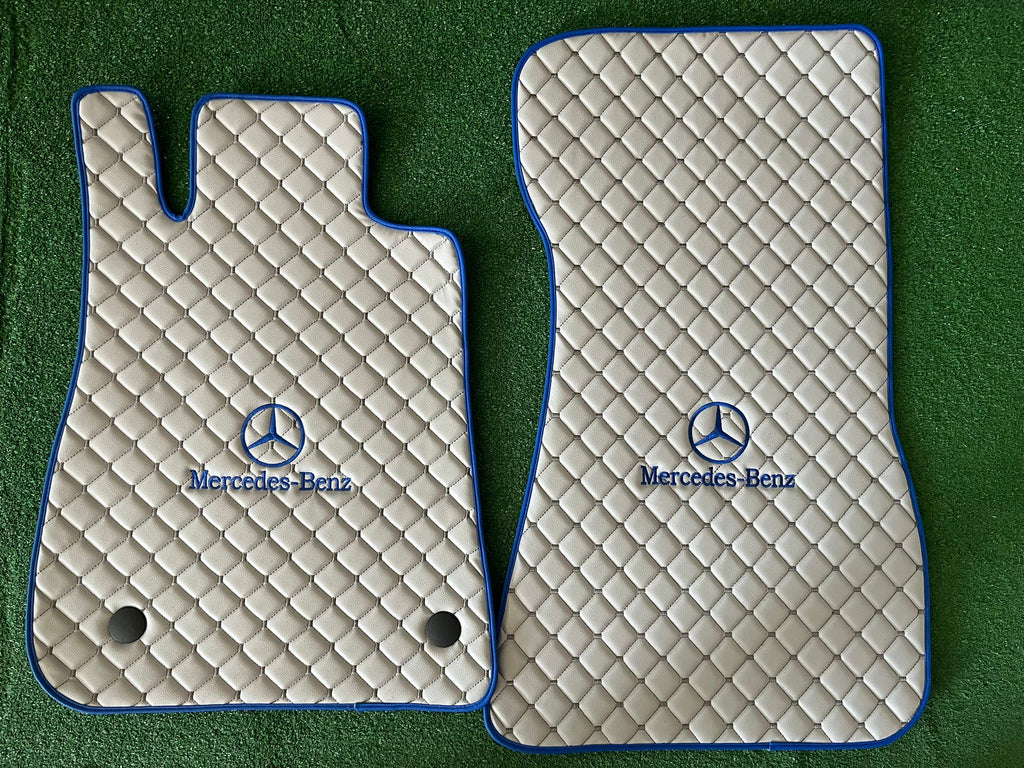 For Mercedes Benz Car Floor Mats Custom fit Leather for all Mercedes Benz Model Waterproof Carpet Liner