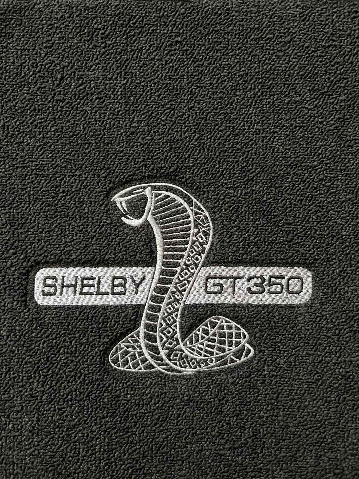 For All Shelby GT350 Model Carpet Car Floor Mats Custom fit for GT350 Design Carpet Liner