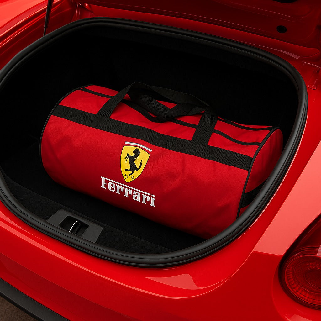 Luxury Ferrari Duffel - Trunk Bag 12 × 20 Inch