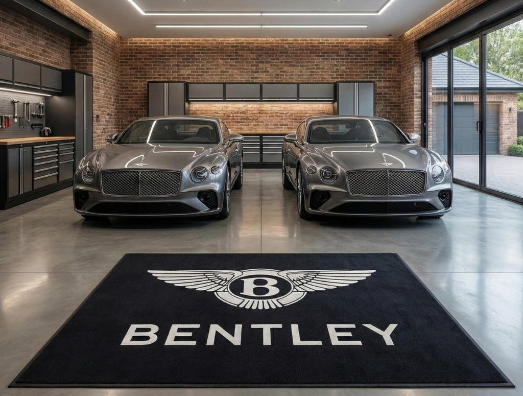 Bentley Luxury Rug Garage Floor Mat 5x7 FT (60x87 Inches) Showroom Rug
