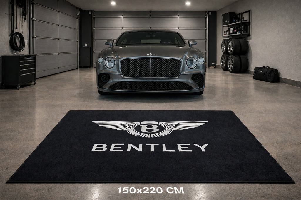 Bentley Luxury Rug Garage Floor Mat 5x7 FT (60x87 Inches) Showroom Rug