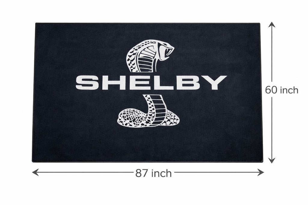 Shelby Garage Floor Mat 5x7 FT (60x87 Inches) Showroom Rug
