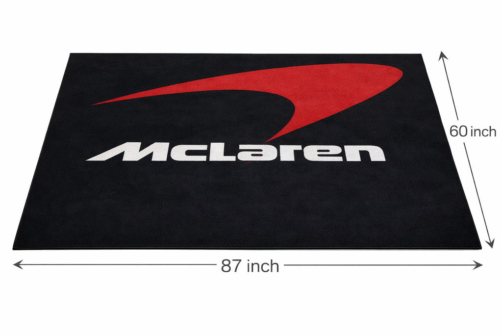 Mclaren Luxury Rug Garage Floor Mat 5x7 FT (60x87 Inches) Showroom Rug