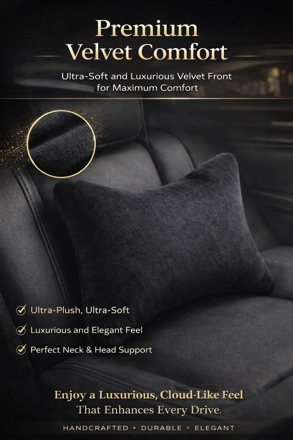 McLaren Alcantara Neck Pillow - 2 PCS