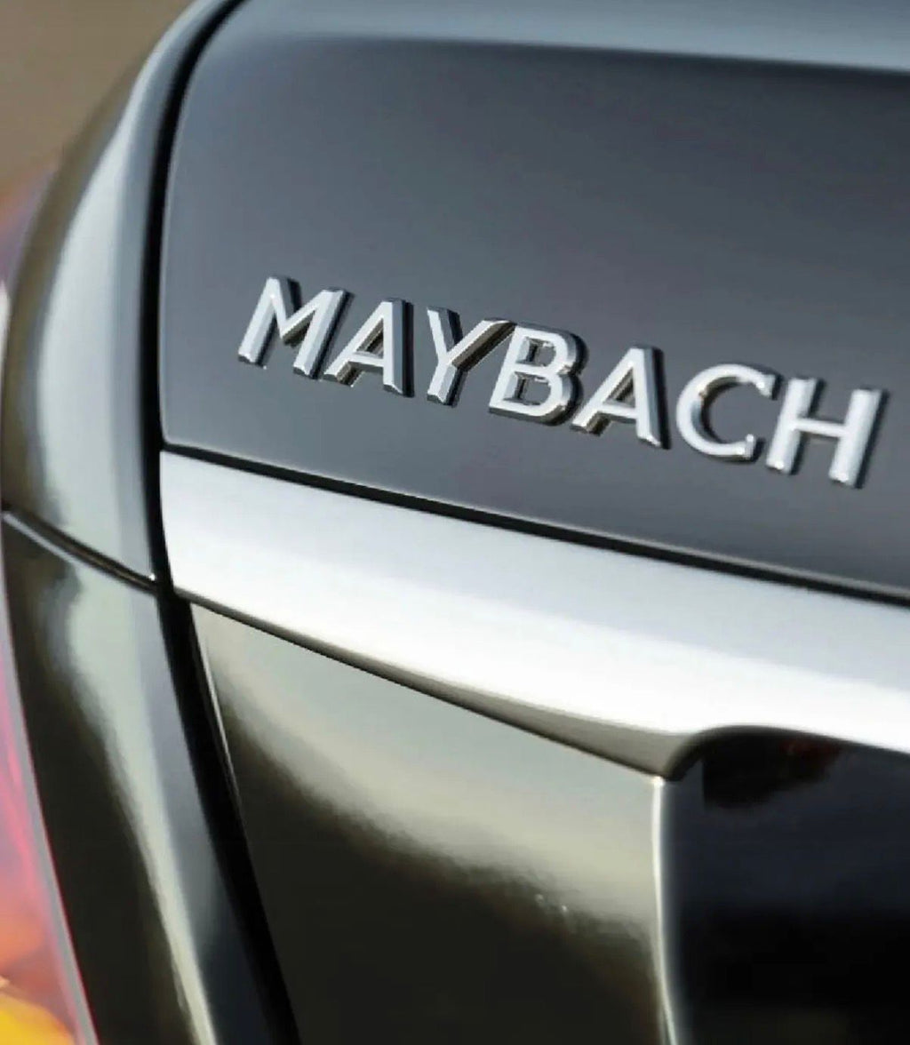 Luxury Maybach Emblem & Hood Ornament Set 5 Piece Premium Collection