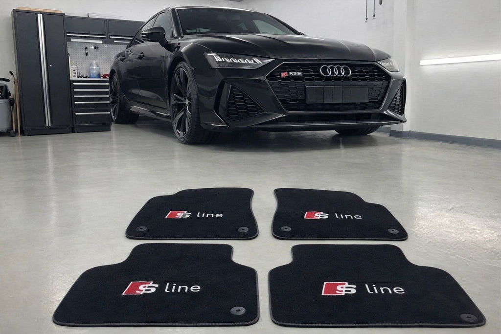 For all Audi Sline Model Carpet Car Floor Mats Custom fit for all Audi Sline Model Carpet Liner