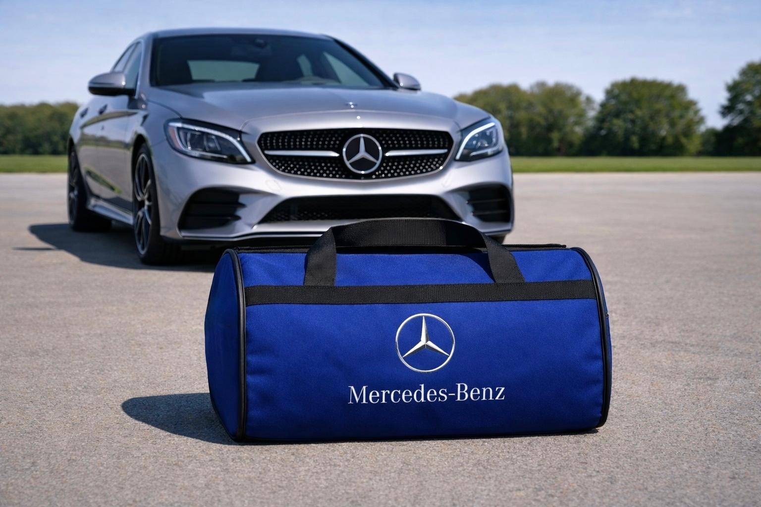 Luxury Mercedes-Benz Duffel Bag - Trunk Bag 12 × 20 Inch