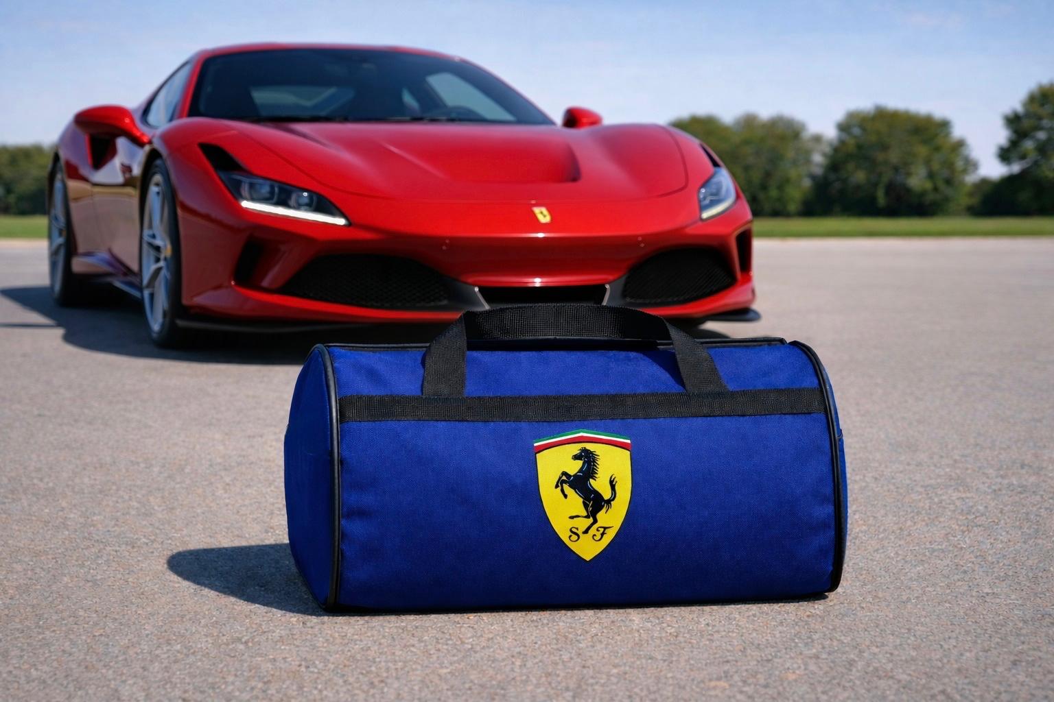 Luxury Ferrari Duffel - Trunk Bag 12 × 20 Inch