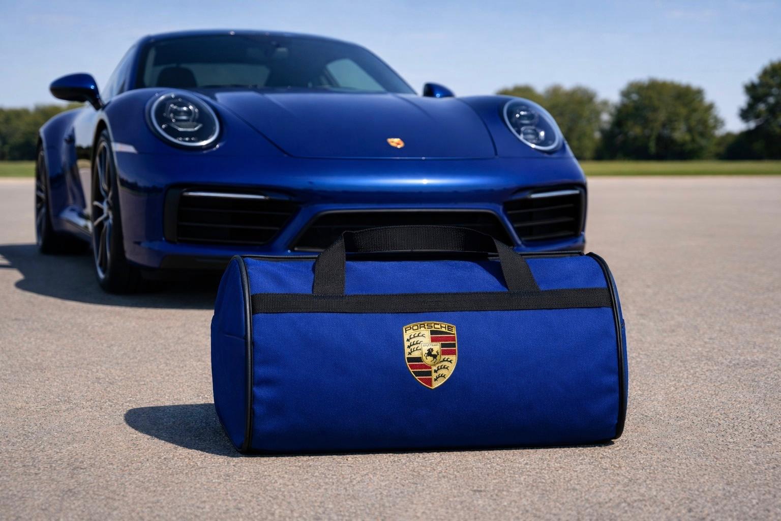 Luxury Porsche Duffel Bag - Trunk Bag 12 × 20 Inch