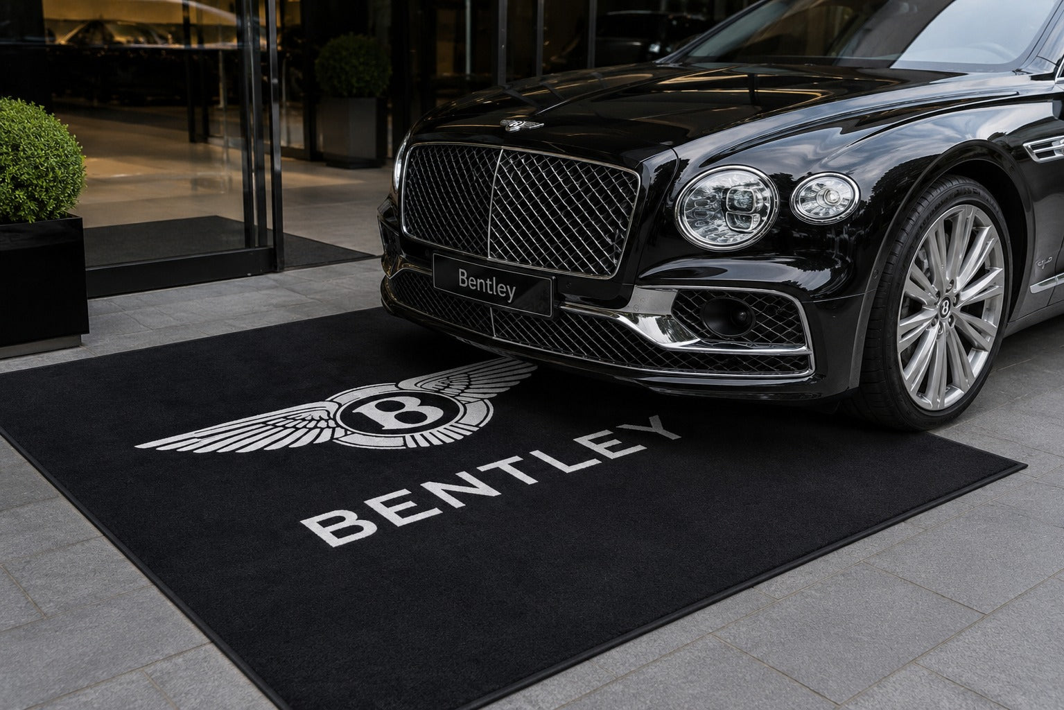 Bentley Luxury Rug Garage Floor Mat 5x7 FT (60x87 Inches) Showroom Rug
