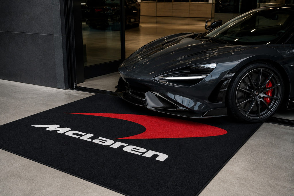 Mclaren Luxury Rug Garage Floor Mat 5x7 FT (60x87 Inches) Showroom Rug