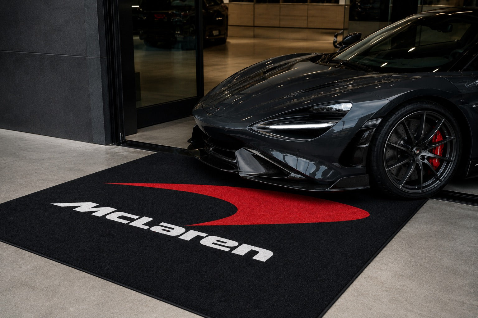 Mclaren Luxury Rug Garage Floor Mat 5x7 FT (60x87 Inches) Showroom Rug