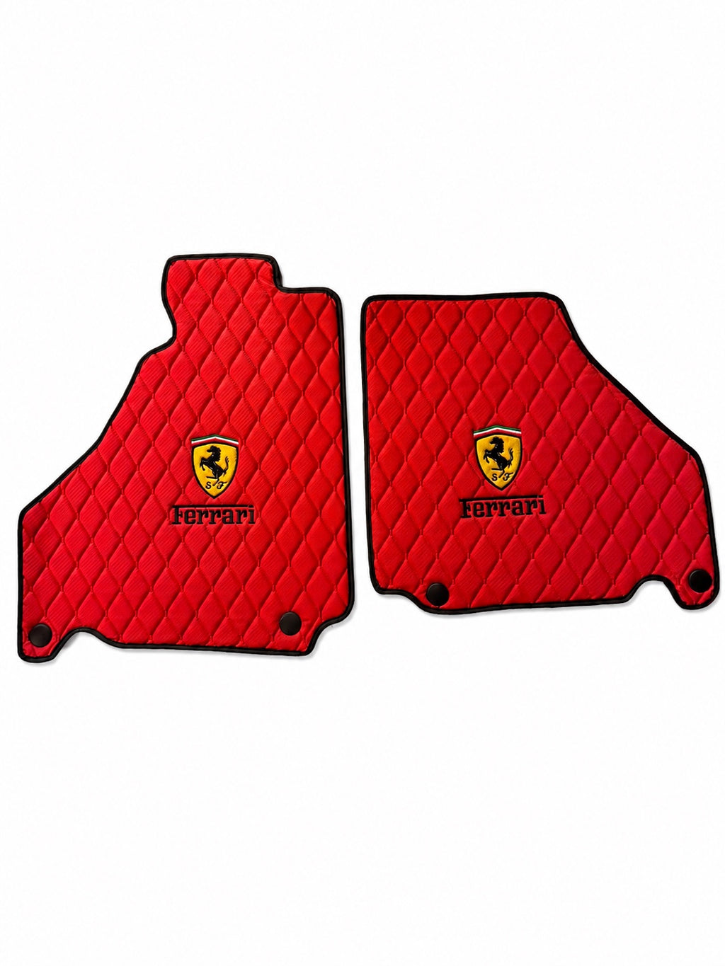 Ferrari Premium Leather Floor Mat Diamond Quilted Design