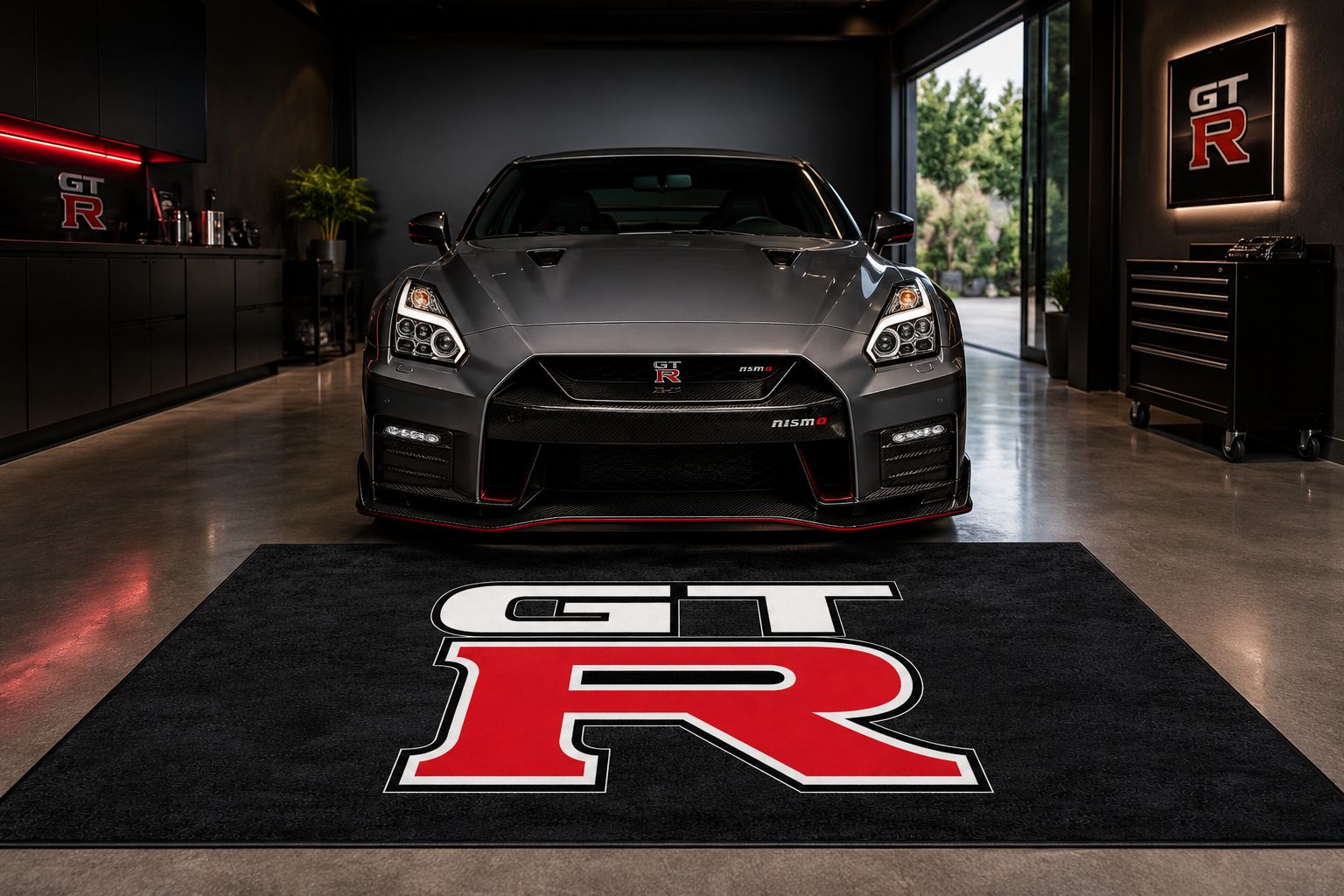 GTR Garage Floor Mat – Premium Parking Mat 60x87 Inches