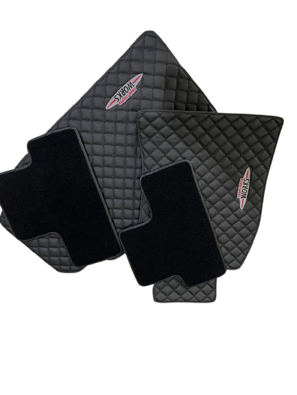 For Mini Cooper John Cooper Works R53 (2001-2006) Car Floor Mats Custom fit Leather for all Mini Cooper Waterproof Carpet Liner