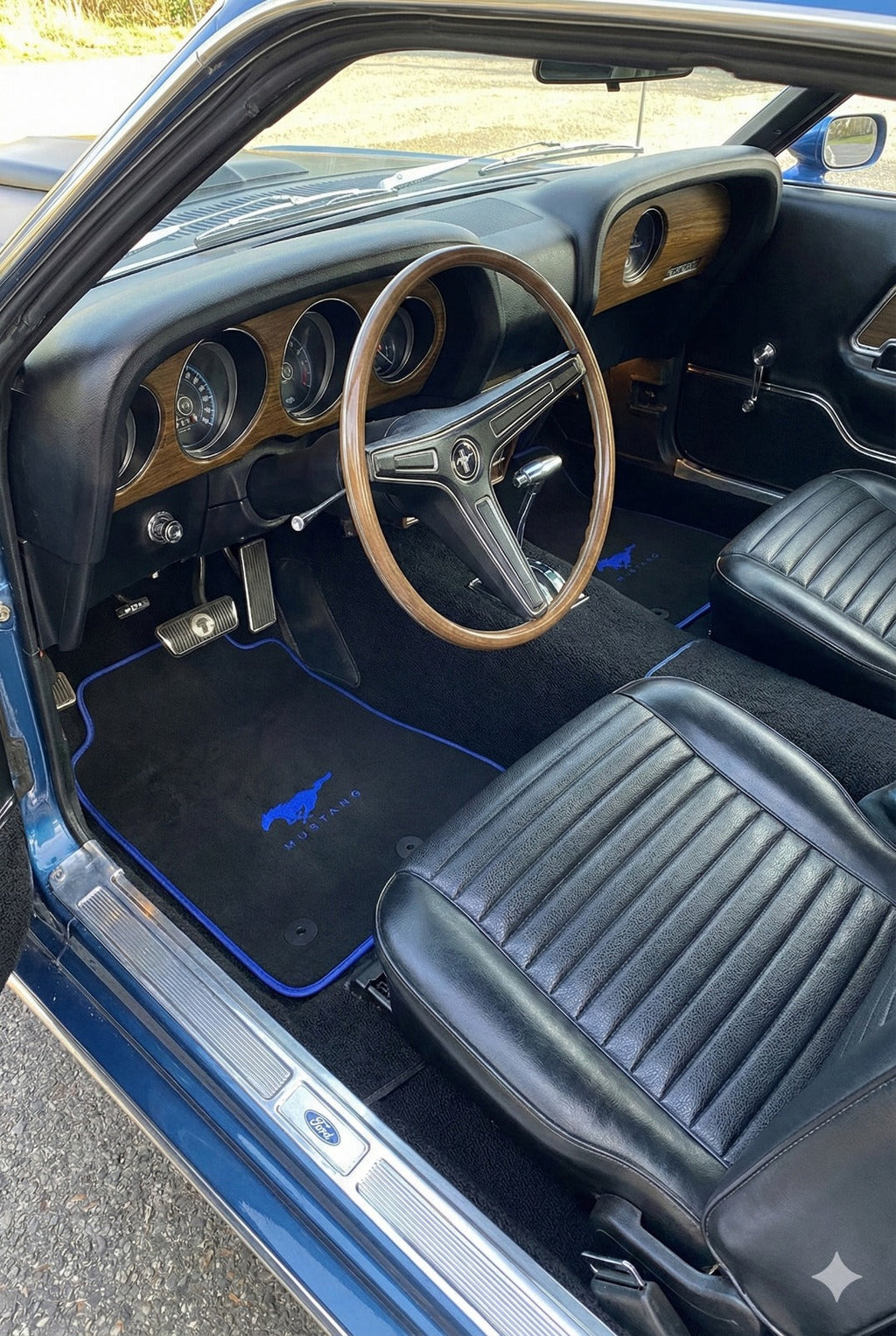 For All Mustang Model Carpet Car Floor Mats Custom fit for Mustang Model Carpet Liner