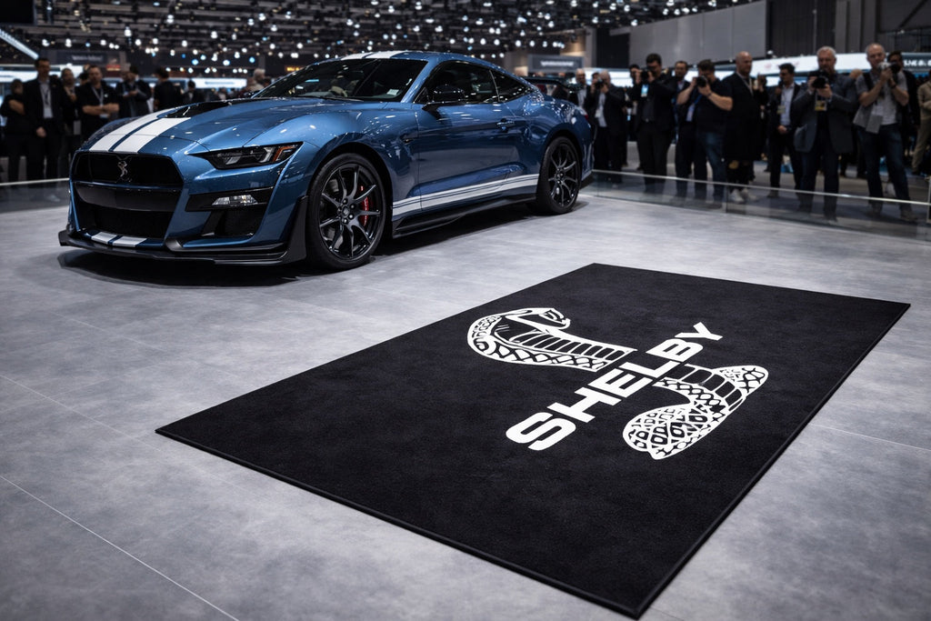 Shelby Garage Floor Mat 5x7 FT (60x87 Inches) Showroom Rug