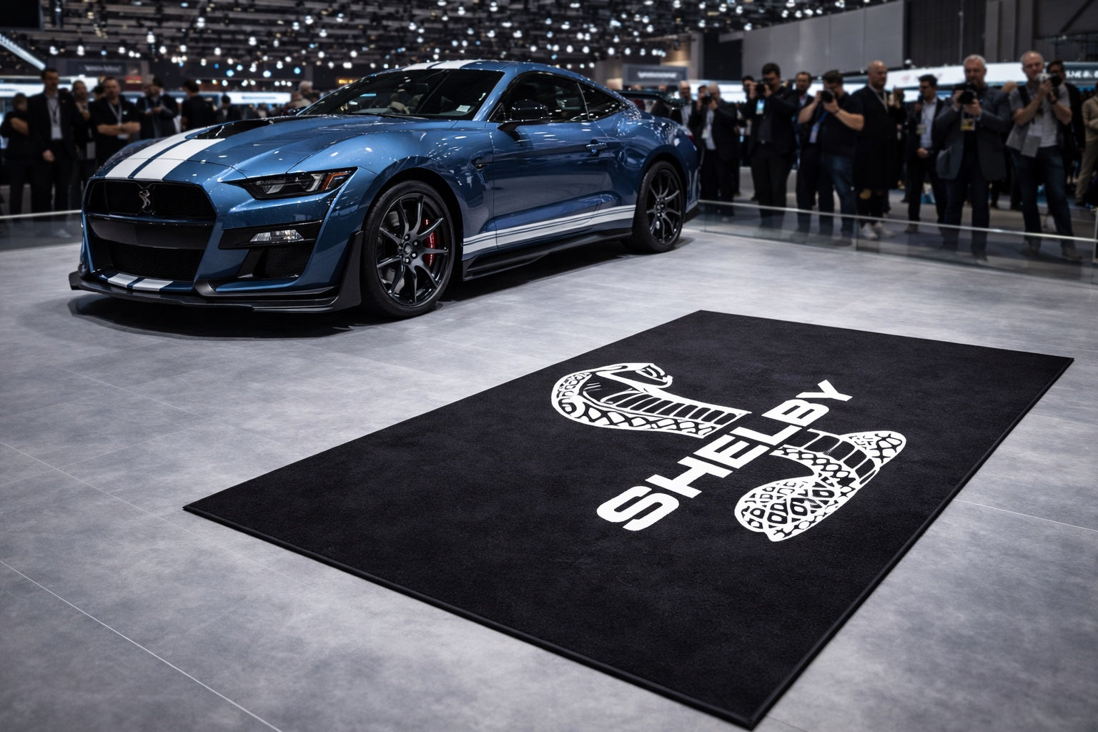 Shelby Garage Floor Mat 5x7 FT (60x87 Inches) Showroom Rug