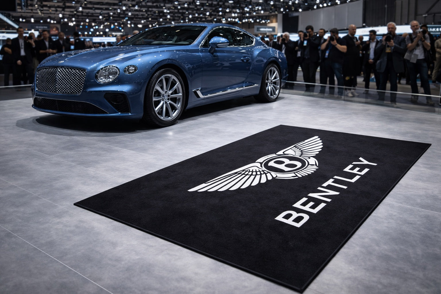 Bentley Luxury Rug Garage Floor Mat 5x7 FT (60x87 Inches) Showroom Rug