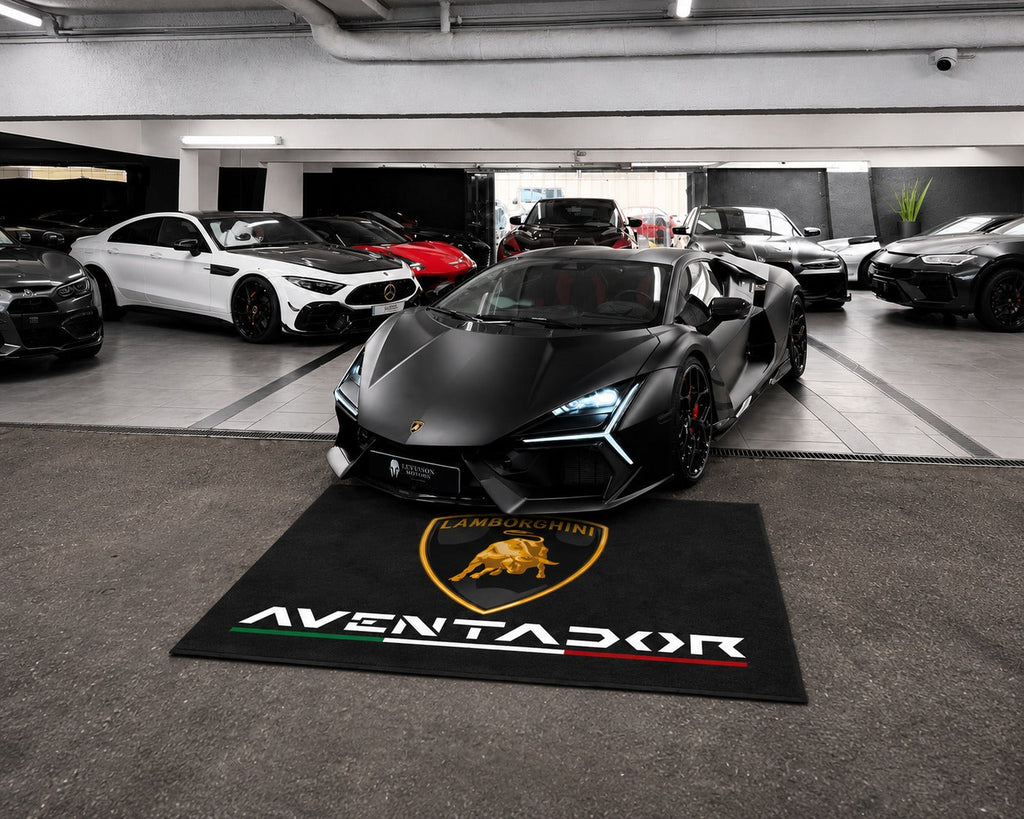 Lamborghini Garage Floor Mat – Premium Parking Mat 60x87 Inches