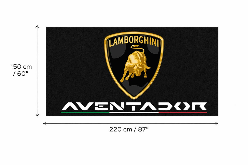 Lamborghini Garage Floor Mat – Premium Parking Mat 60x87 Inches