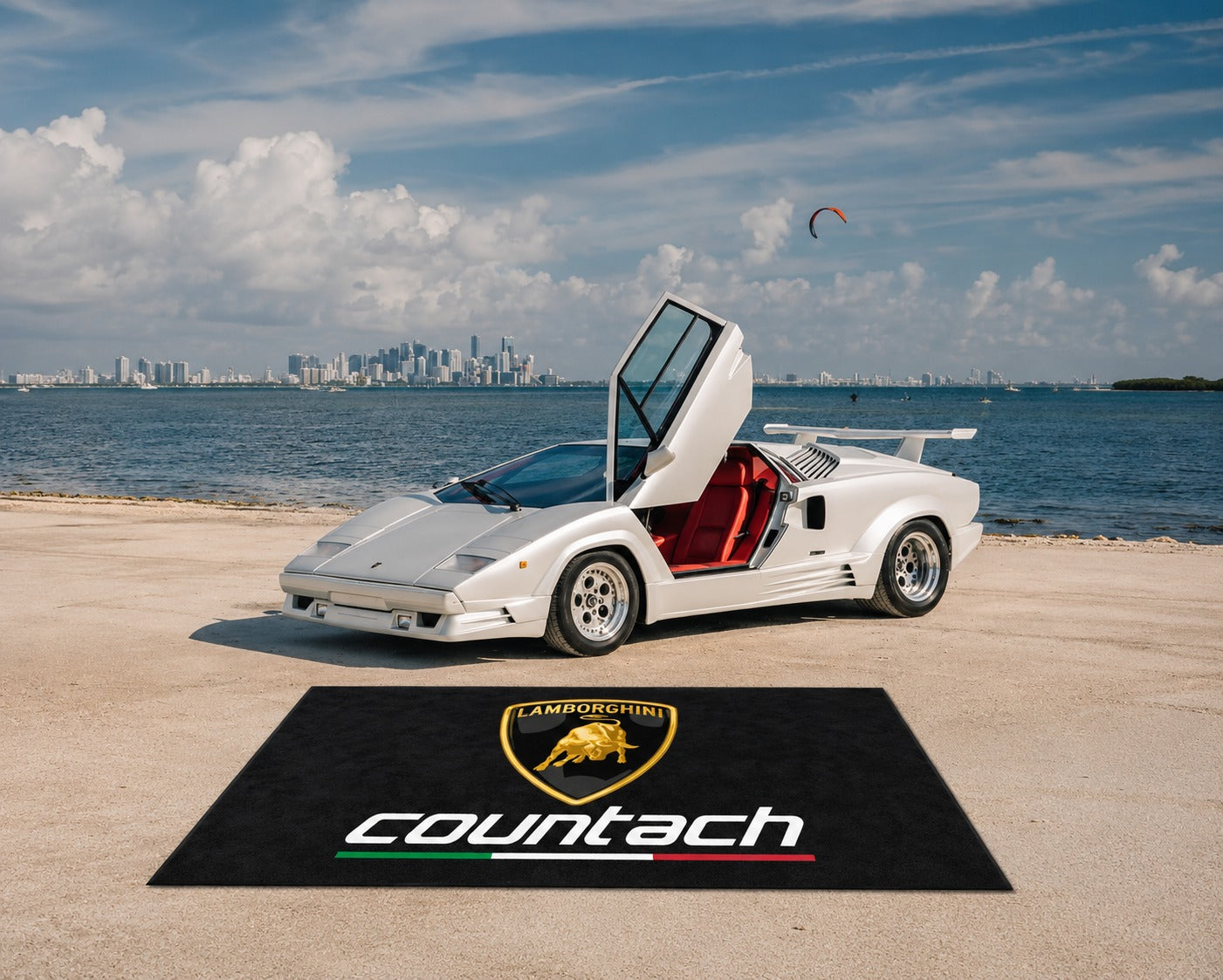 Lamborghini Garage Floor Mat – Premium Parking Mat 60x87 Inches