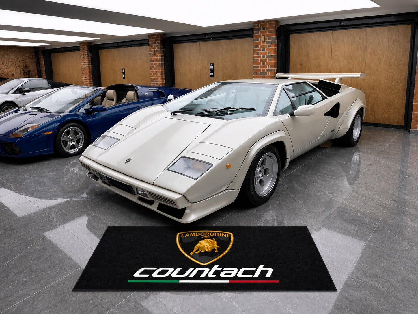 Lamborghini Garage Floor Mat – Premium Parking Mat 60x87 Inches