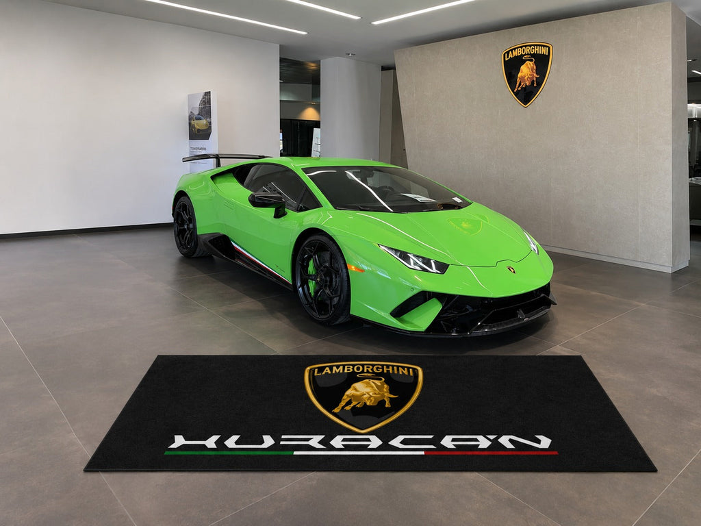 Lamborghini Garage Floor Mat – Premium Parking Mat 60x87 Inches