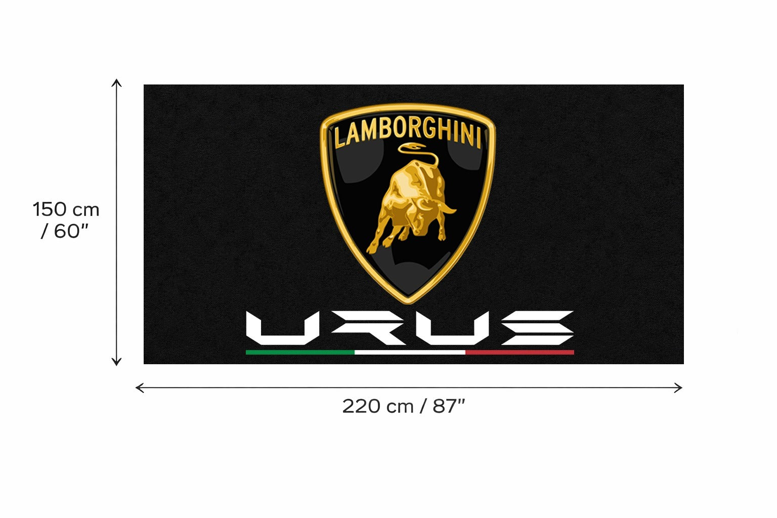 Lamborghini Garage Floor Mat – Premium Parking Mat 60x87 Inches