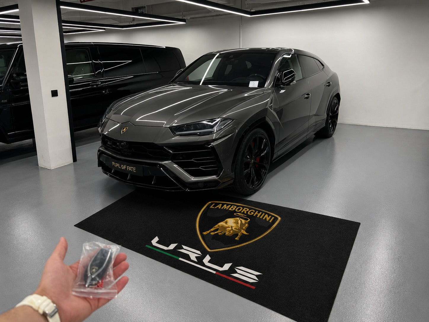 Lamborghini Garage Floor Mat – Premium Parking Mat 60x87 Inches