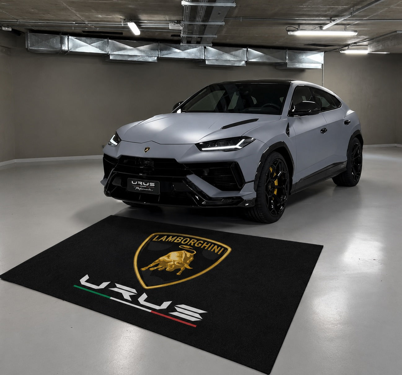 Lamborghini Garage Floor Mat – Premium Parking Mat 60x87 Inches