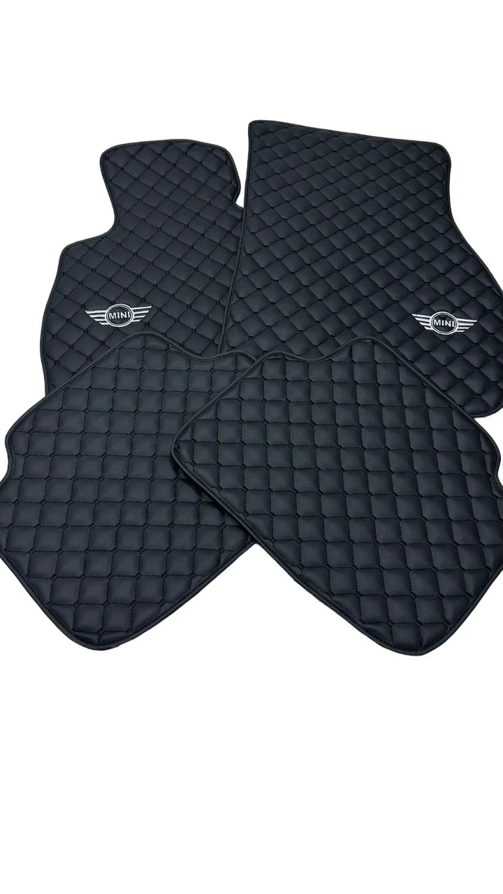 For Mini Cooper John Cooper Works F60 (2017-2025) Car Floor Mats Custom fit Leather for all Mini Cooper Waterproof Carpet Liner