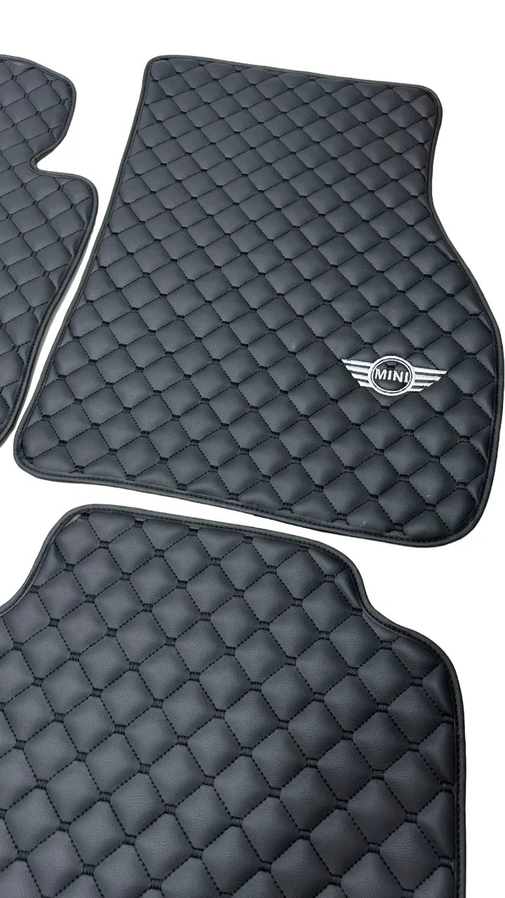 For Mini Cooper John Cooper Works R53 (2001-2006) Car Floor Mats Custom fit Leather for all Mini Cooper Waterproof Carpet Liner