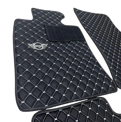 For Mini Cooper John Cooper Works R53 (2001-2006) Car Floor Mats Custom fit Leather for all Mini Cooper Waterproof Carpet Liner
