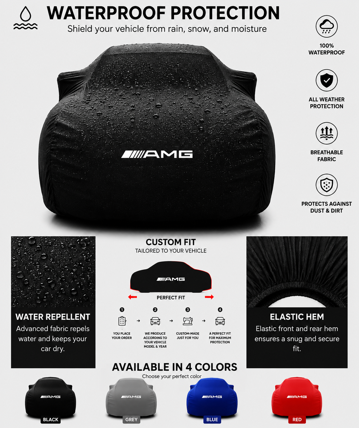 Mercedes Benz AMG Outdoor Car Cover For All Model