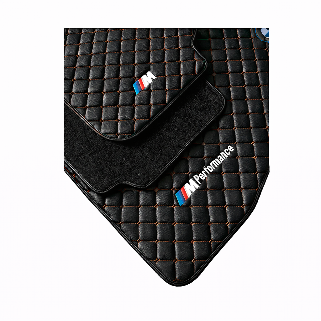 For BMW M5 Car Floor Mats Custom fit Leather for all BMW M5 Waterproof Carpet Liner