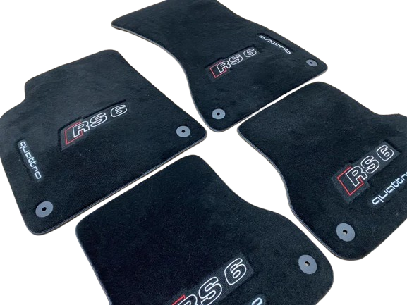 For all Audi RS6 Quattro Carpet Car Floor Mats Custom fit for all Audi RS6 Quattro  Model Carpet Liner