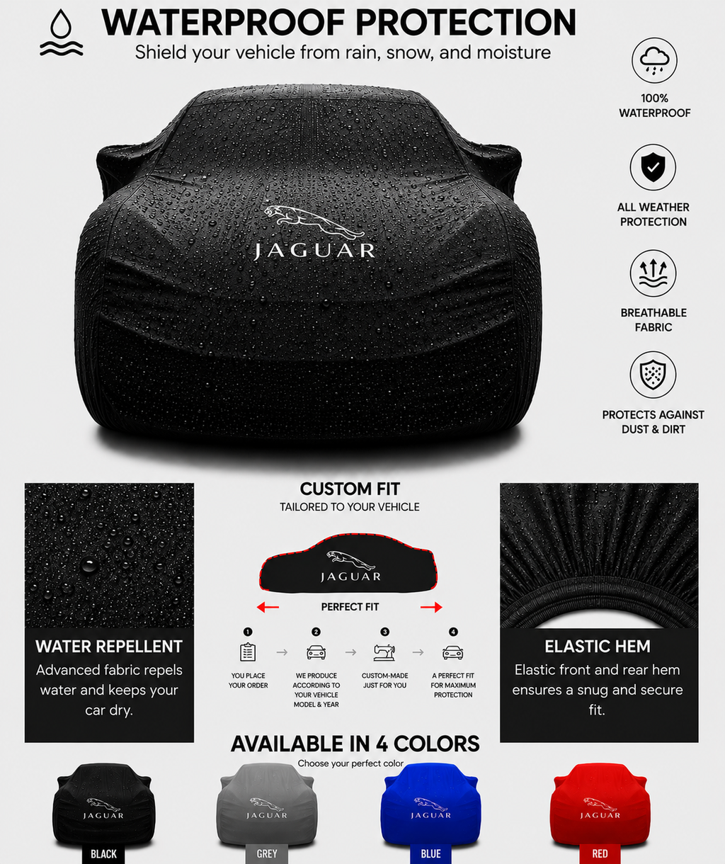 For Jaguar Outdoor Car Cover, Rain and Hail Protection