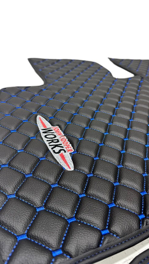 For Mini Cooper John Cooper Works R53 (2001-2006) Car Floor Mats Custom fit Leather for all Mini Cooper Waterproof Carpet Liner