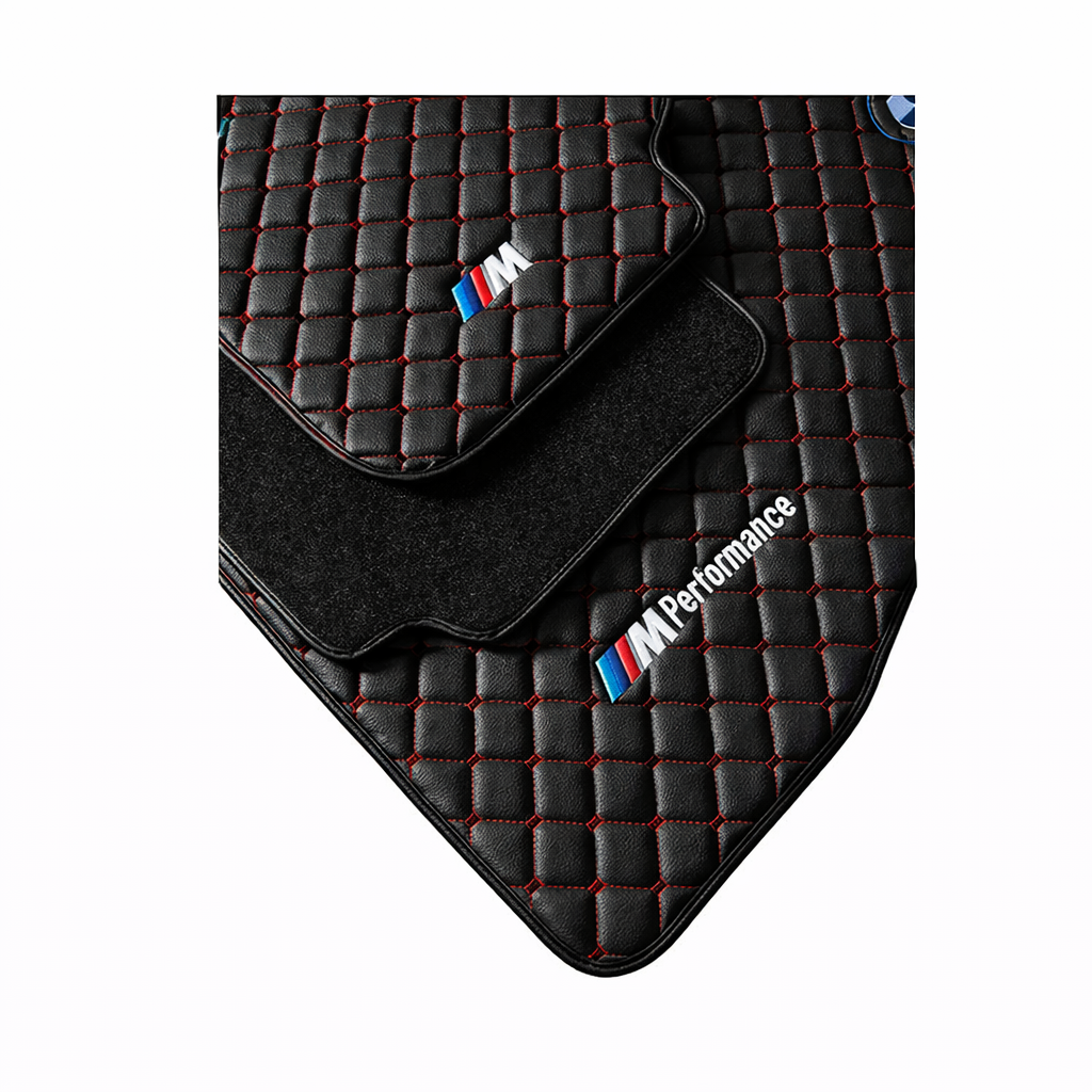 For BMW M Performance Car Floor Mats Custom fit Leather for all BMW M Performance Carpet Liner