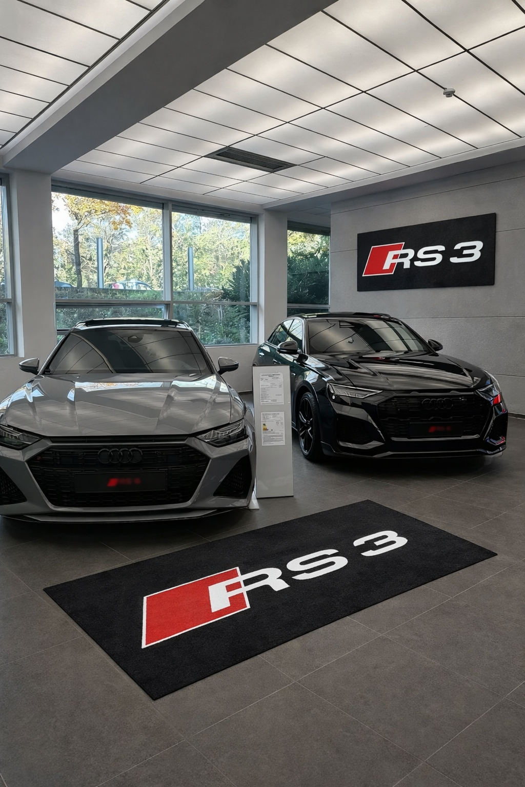 Audi RS3 Garage Floor Mat – Premium Parking Mat 60x87 Inches
