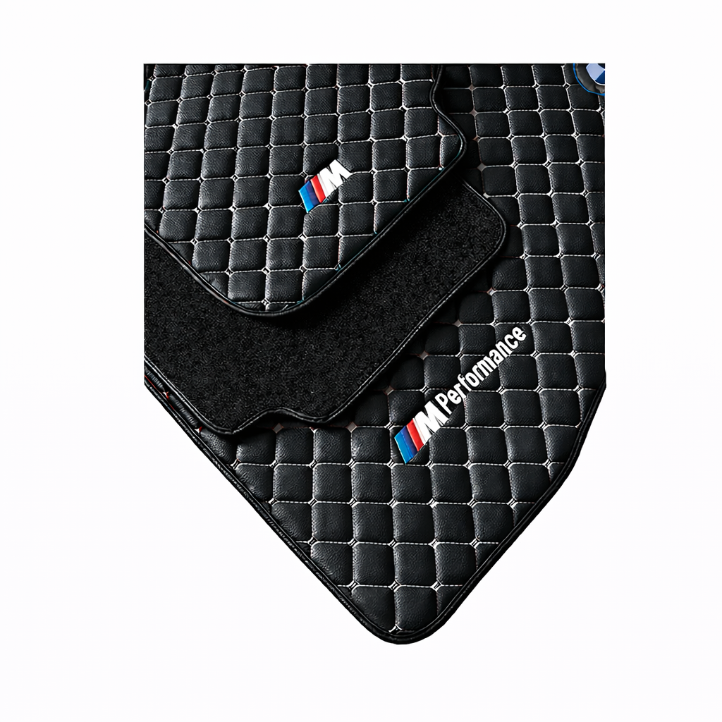 For BMW M Performance Car Floor Mats Custom fit Leather for all BMW M Performance Carpet Liner